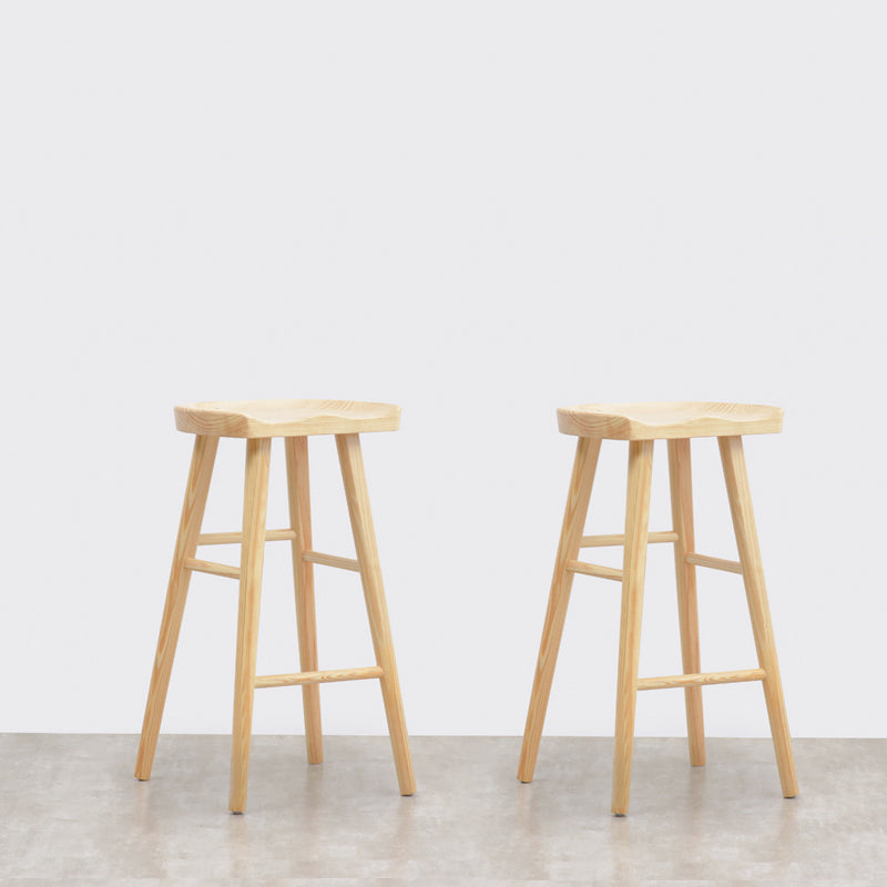 1/2 Pieces Luxurious Rectangular Pub Table Set Wooden Counter Table with Backless Stools