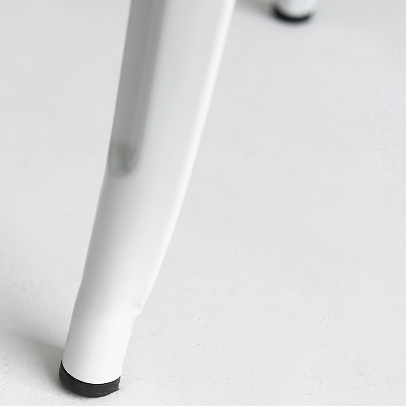 Modern Coffee Shop Counter Stool Square Metal Footrest Bar & Counter Stool