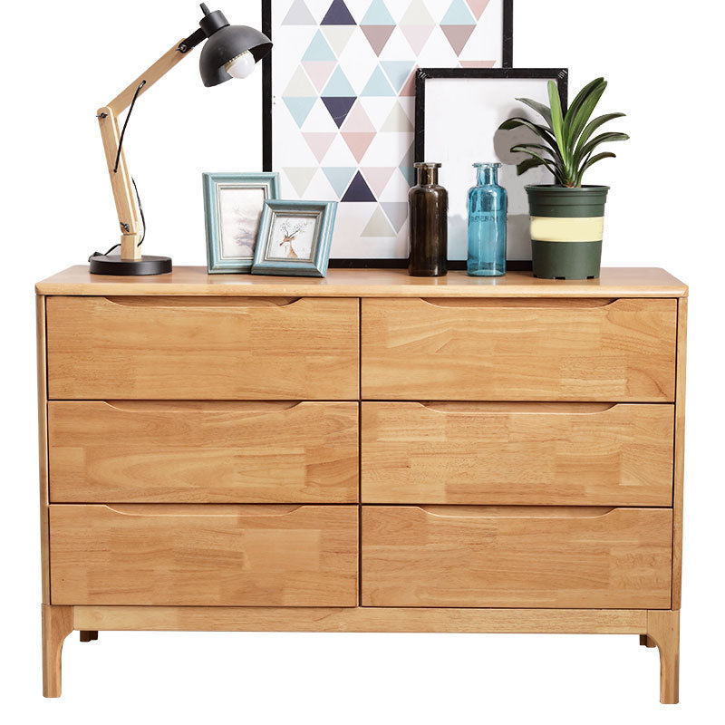 Modern Dresser Solid Wood Storage Chest Dresser with 5/6/7 Drawers