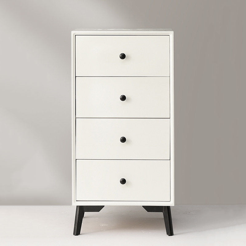 Contemporary Chest Vertical Solid Wood Lingerie Chest without Mirror