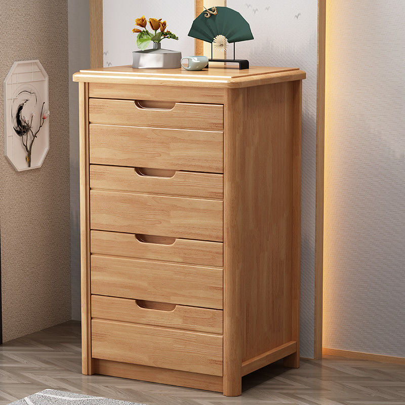 Traditional Solid Wood Storage Chest Dresser Bedroom Vertical Dresser