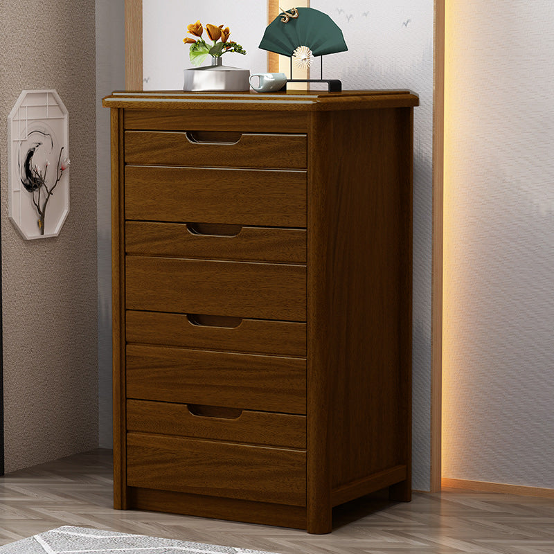 Traditional Solid Wood Storage Chest Dresser Bedroom Vertical Dresser