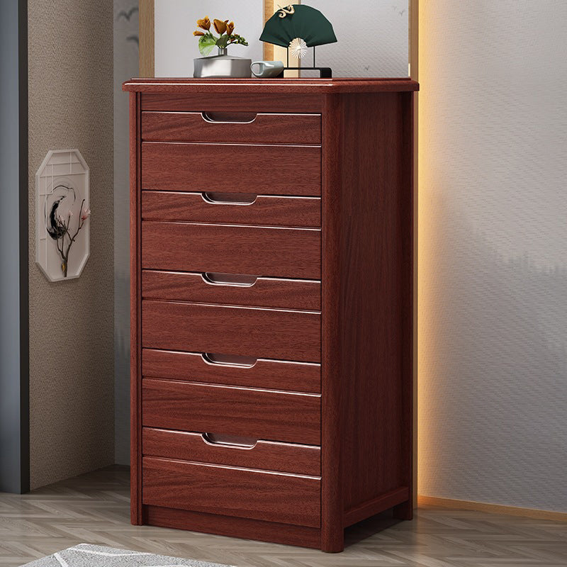 Traditional Solid Wood Storage Chest Dresser Bedroom Vertical Dresser