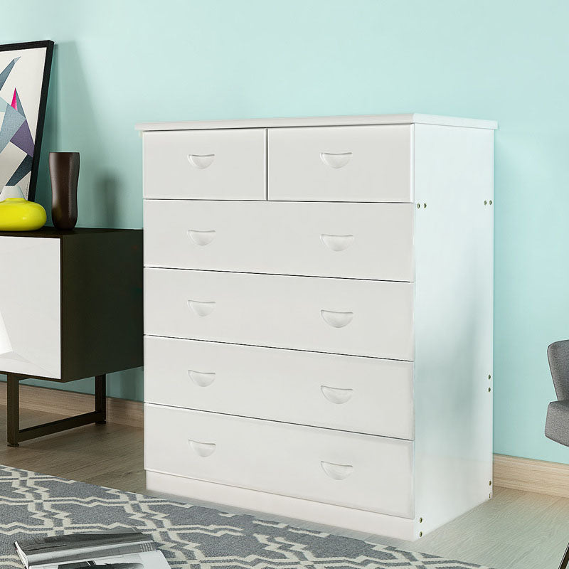 Modern Solid Wood Storage Chest Dresser Vertical Chest Without Mirror
