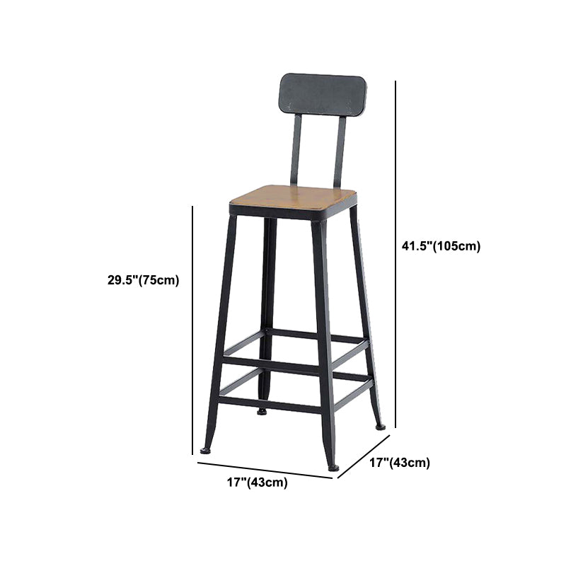 Modern 1/3 Pieces Bar Table Set Rectangle Pine Wood Counter Table with Stools for Balcony