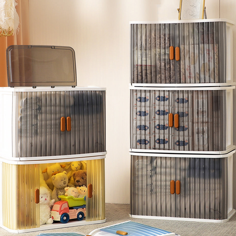 Modern Style Wooden Wardrobe Plastic Freestanding Wardrobe Closet for Bedroom