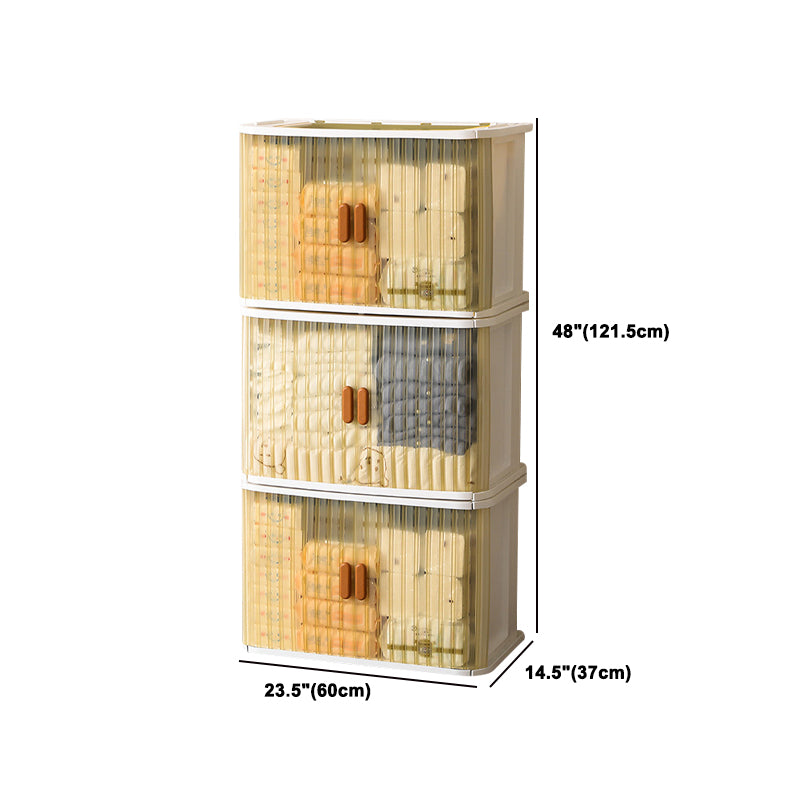 Modern Style Wooden Wardrobe Plastic Freestanding Wardrobe Closet for Bedroom