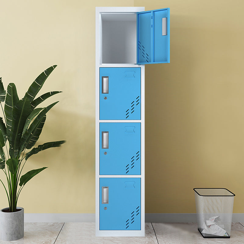 Contemporary Steel Wardrobe Armoire Hinged Wardrobe Cabinet for Home