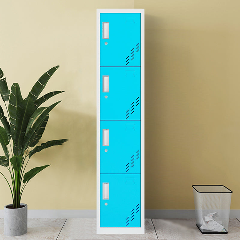 Contemporary Steel Wardrobe Armoire Hinged Wardrobe Cabinet for Home