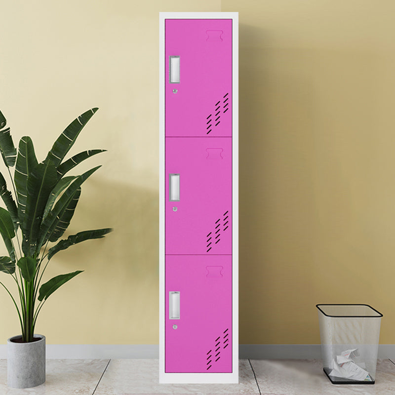 Contemporary Steel Wardrobe Armoire Hinged Wardrobe Cabinet for Home