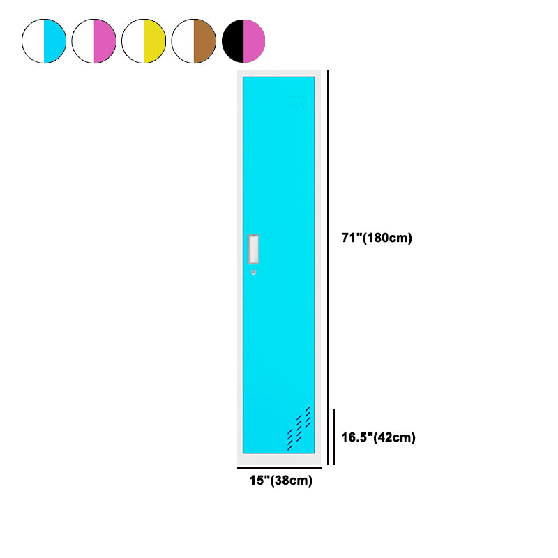 Contemporary Steel Wardrobe Armoire Hinged Wardrobe Cabinet for Home