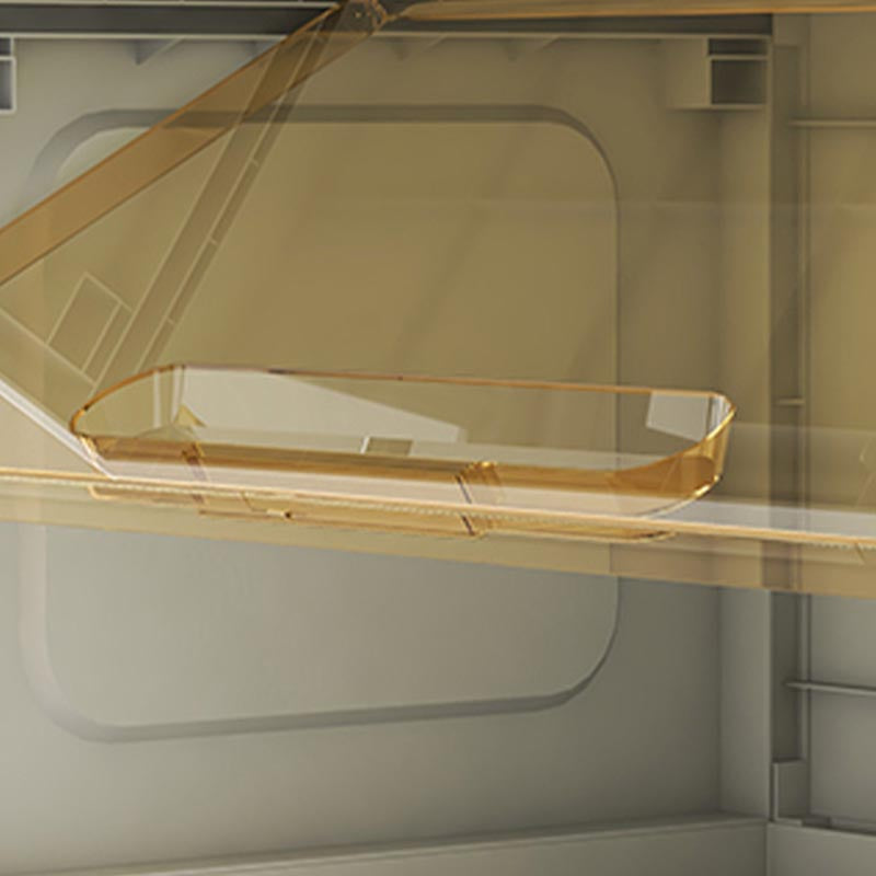 Contemporary Storage Cabinet Plastic Wardrobe Closet for Bedroom