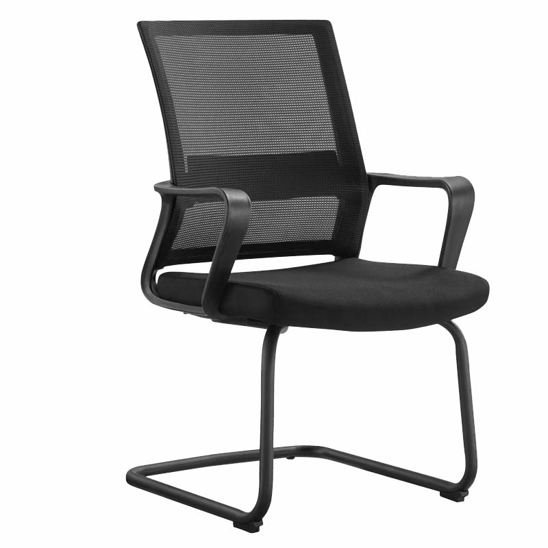 Workspace Office Chair Seat and Mesh in Black Slide Desk Chair