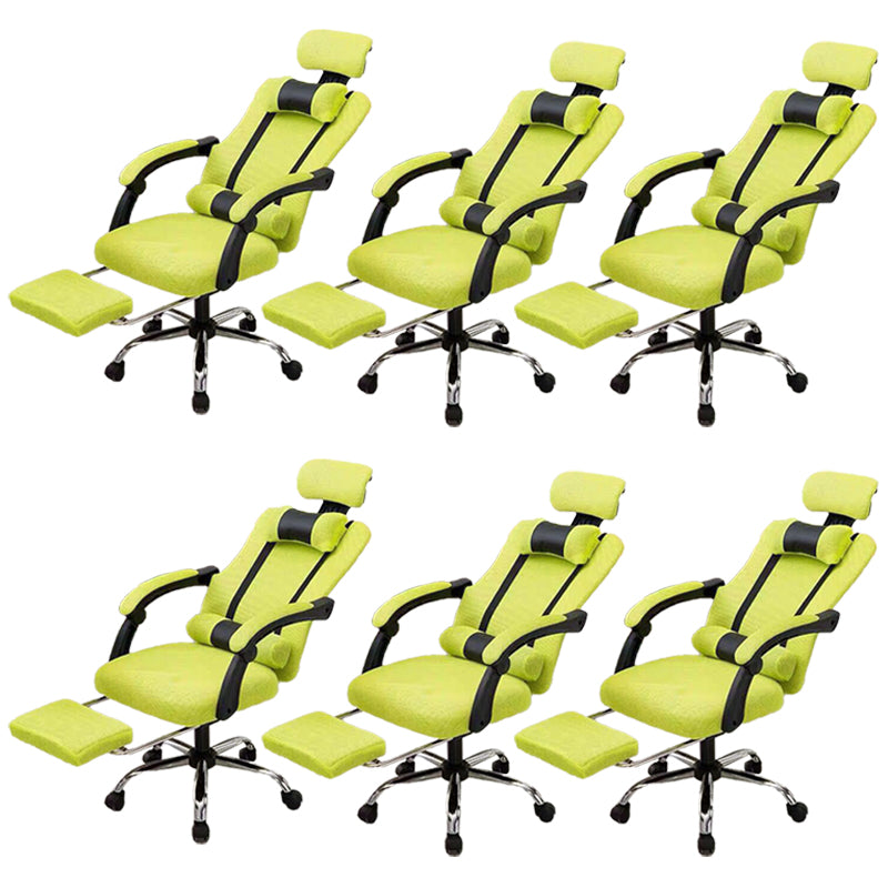 Modern Computer Chair Fixed Arms Chair Ergonomic Mesh Task Chair