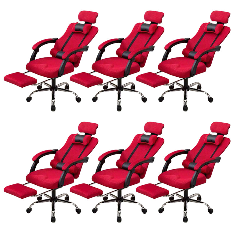 Modern Computer Chair Fixed Arms Chair Ergonomic Mesh Task Chair
