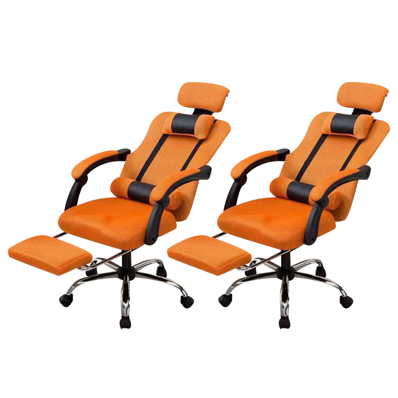 Modern Computer Chair Fixed Arms Chair Ergonomic Mesh Task Chair