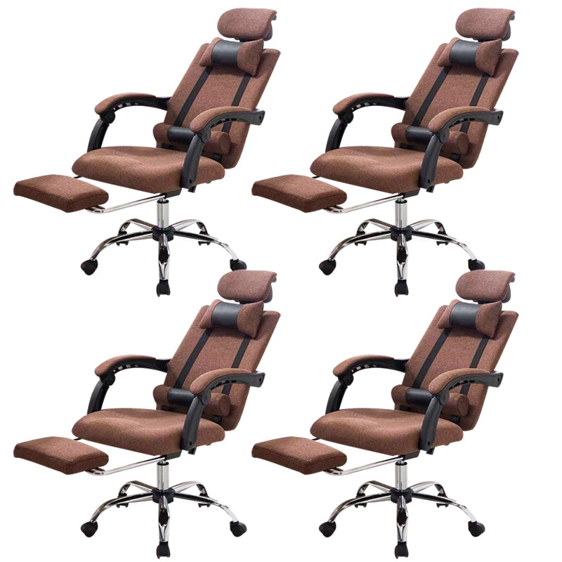 Modern Computer Chair Fixed Arms Chair Ergonomic Mesh Task Chair