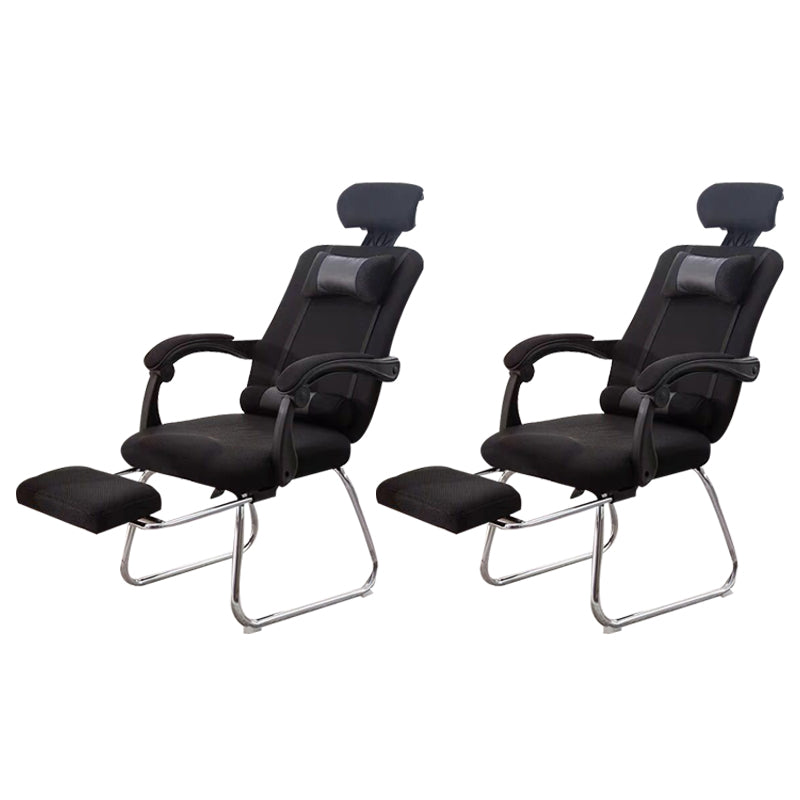 Modern Computer Chair Fixed Arms Chair Ergonomic Mesh Task Chair