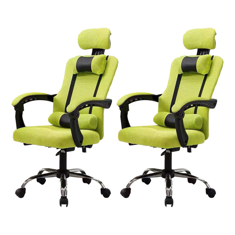 Modern Computer Chair Fixed Arms Chair Ergonomic Mesh Task Chair