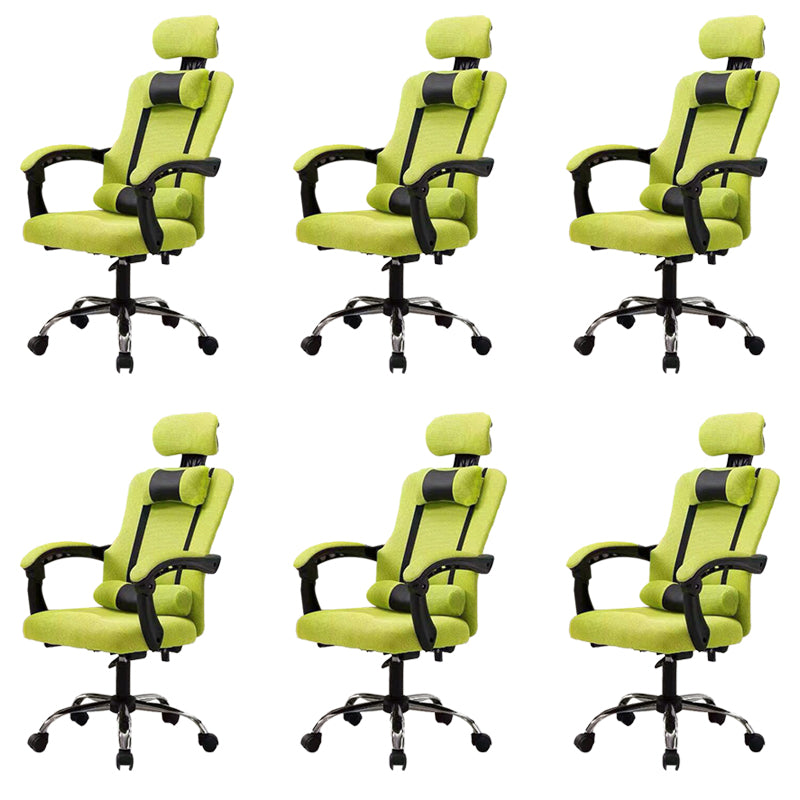 Modern Computer Chair Fixed Arms Chair Ergonomic Mesh Task Chair