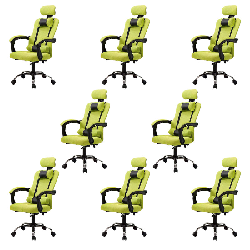 Modern Computer Chair Fixed Arms Chair Ergonomic Mesh Task Chair