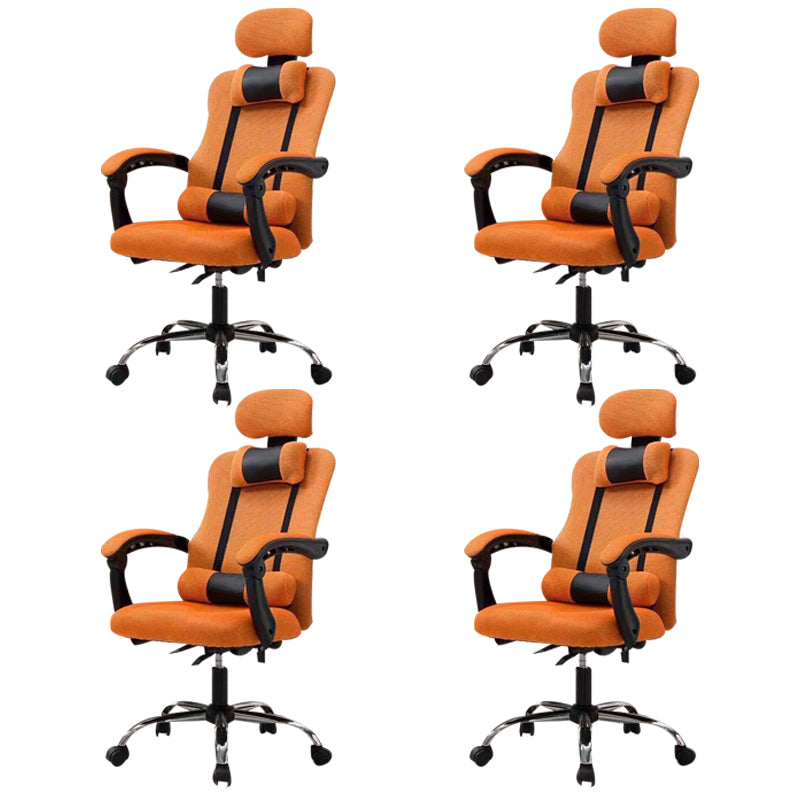 Modern Computer Chair Fixed Arms Chair Ergonomic Mesh Task Chair