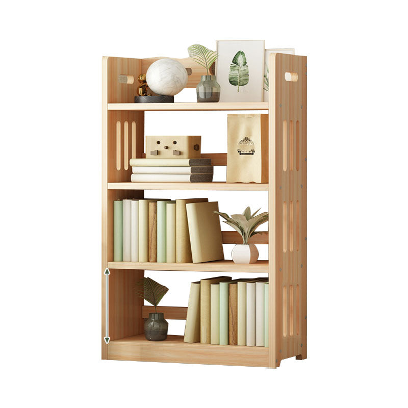 Modern Floor Brown Book Shelf Woodend Open Shelf Bookcase for Home