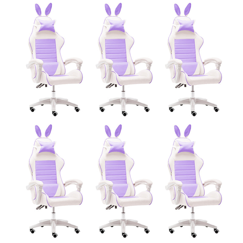 Modern Computer Chair Adjustable Arms High Back Chair with Wheels