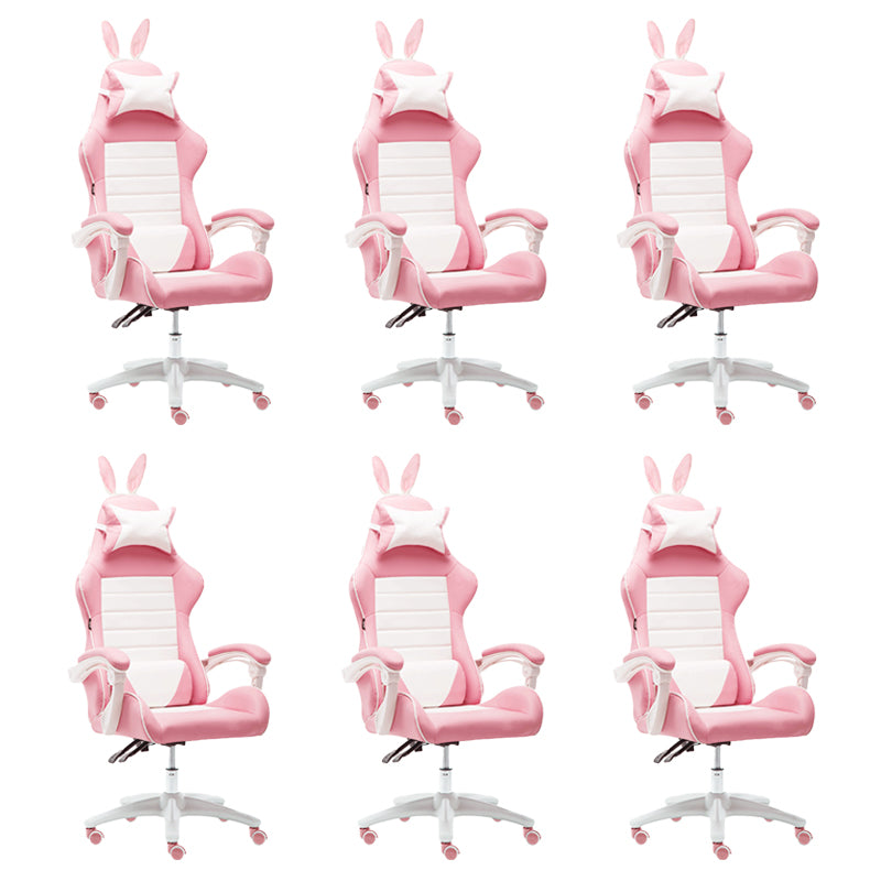Modern Computer Chair Adjustable Arms High Back Chair with Wheels