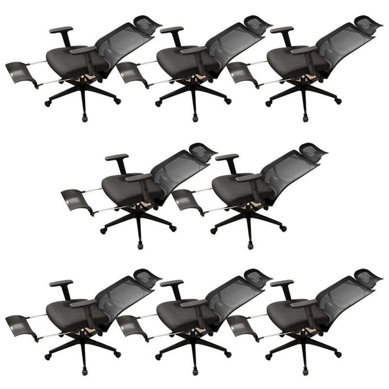 Modern Mesh Chair Lumbar Support Desk Chair Computer Chair with Wheels