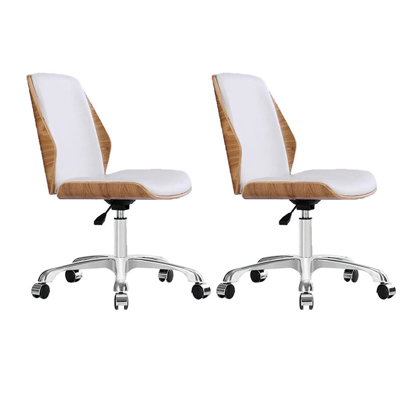 Contemporary Workspace Office Chair Armless Upholstered Task Chair