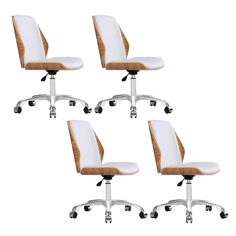 Contemporary Workspace Office Chair Armless Upholstered Task Chair