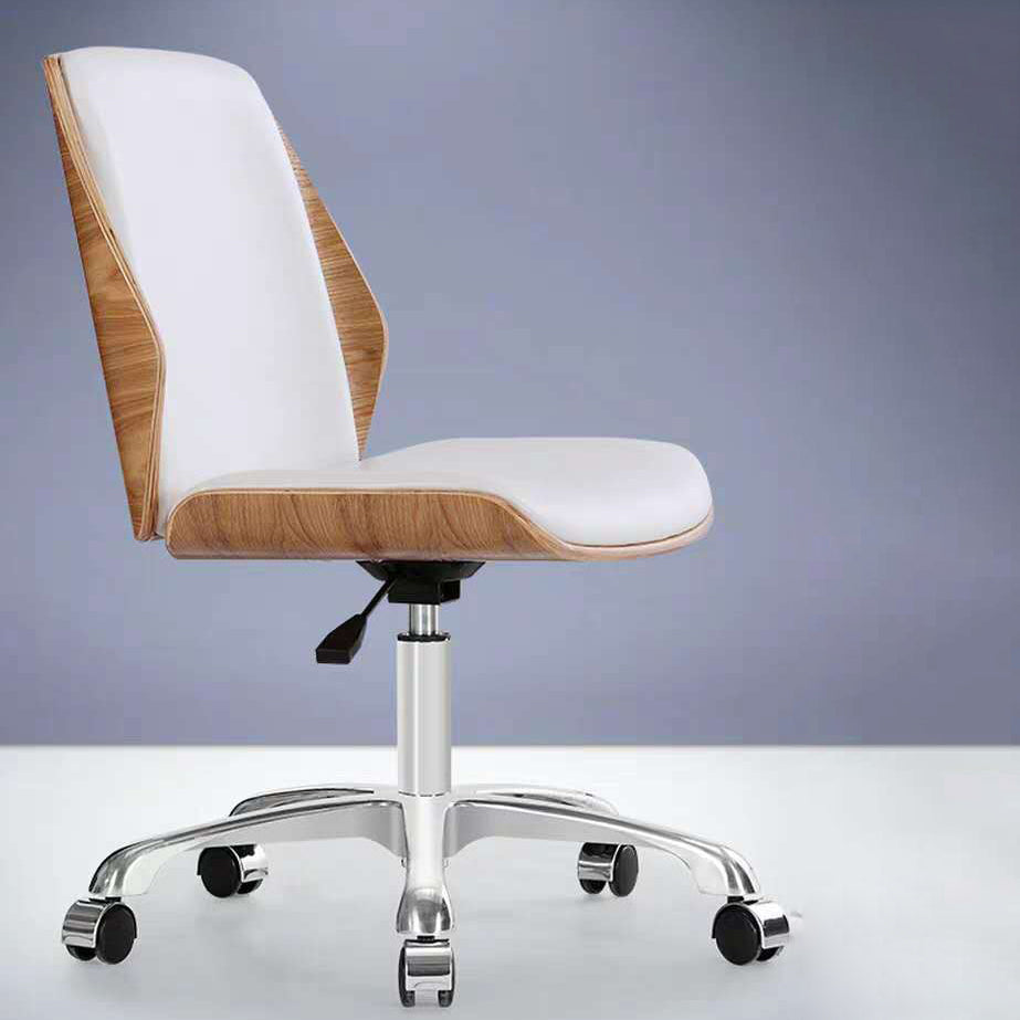 Contemporary Workspace Office Chair Armless Upholstered Task Chair