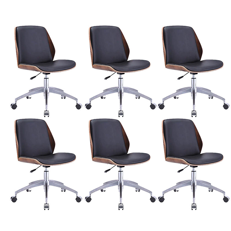 Contemporary Workspace Office Chair Armless Upholstered Task Chair