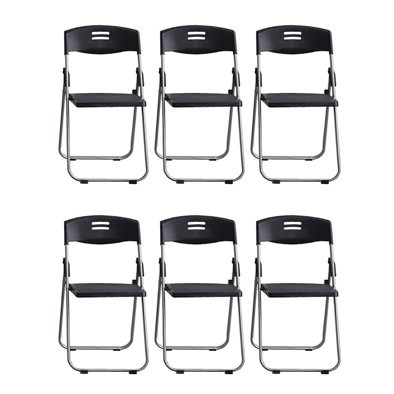 Modern Plastic Office Chair Armless Upholstered Office Chair