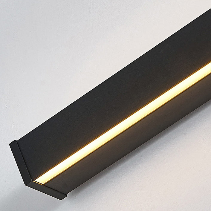 Moderner Stil linearer Wandleuchten Metall 1 Licht Wandleuchte Leuchten