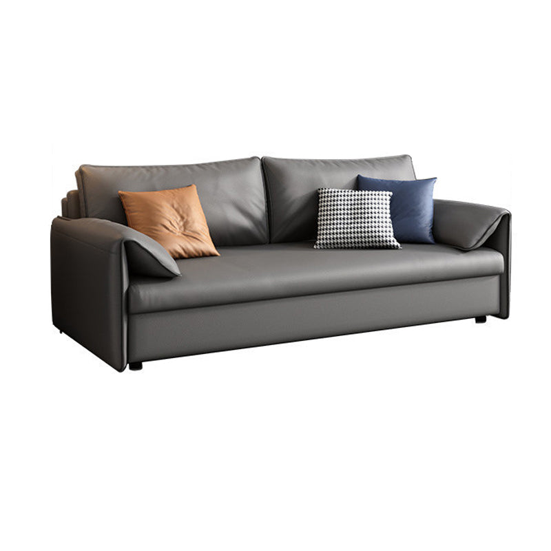 37.40" W * 33.46" H Sofa Convertible Sofa Bed with Pillow Top Arm