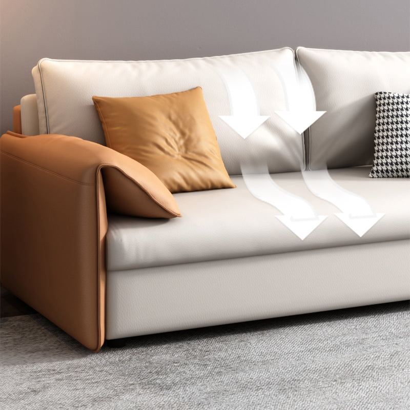 37.40" W * 33.46" H Sofa Convertible Sofa Bed with Pillow Top Arm