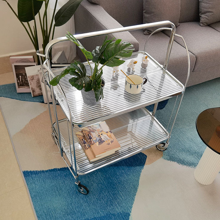29.53" Tall Contemporary Style Side End Table Glass Sofa Side Accent Table