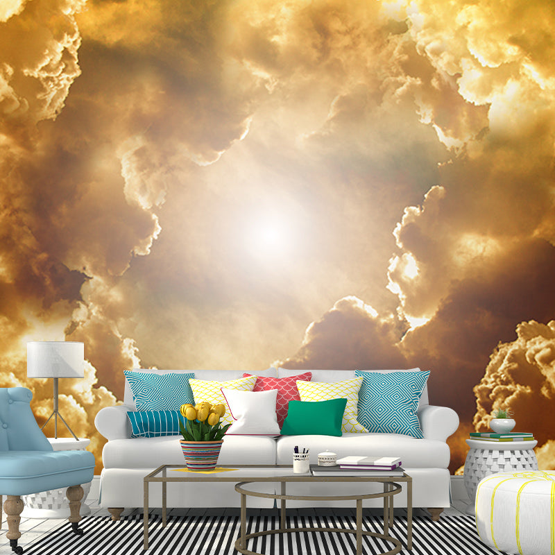 Photography Wall Mural Modern Sky Stain Resistant Bedroom Clouds Wall Mural