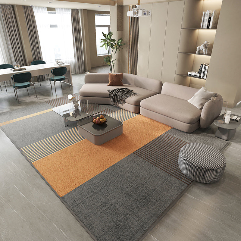 Luxury Graphic Pattern Rug Polyester Carpet Pet Friendly Area Rug for Home Decoration