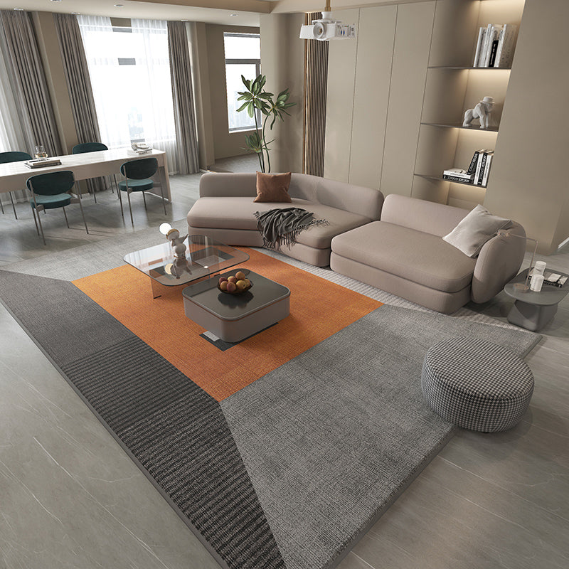 Luxury Graphic Pattern Rug Polyester Carpet Pet Friendly Area Rug for Home Decoration