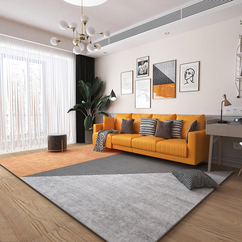 Luxury Graphic Pattern Rug Polyester Carpet Pet Friendly Area Rug for Home Decoration