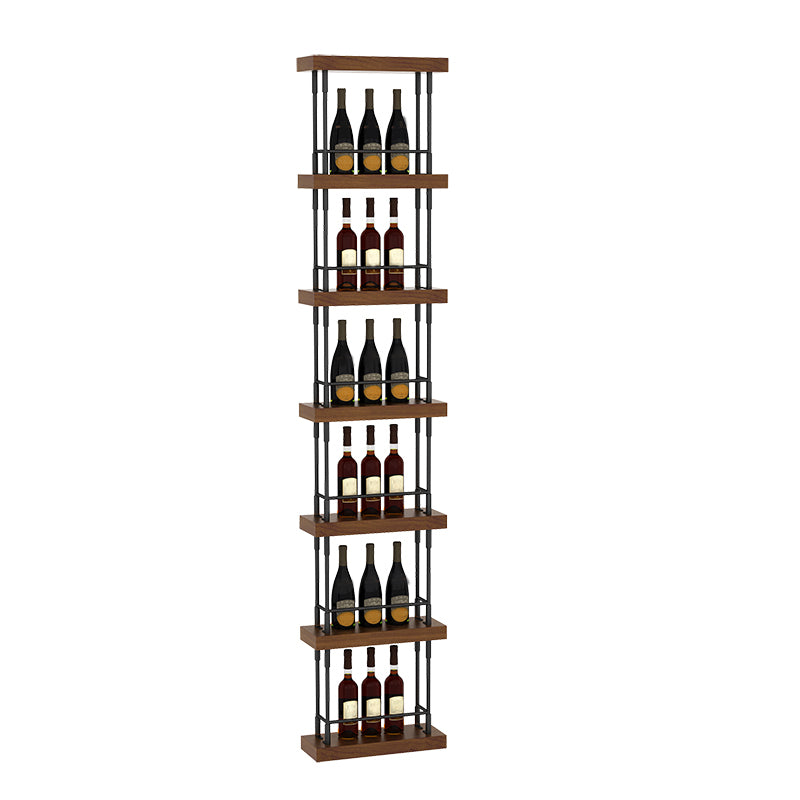Industrial Floor Wine Bottle Holder Metal Wine Rack Bottle for Bar