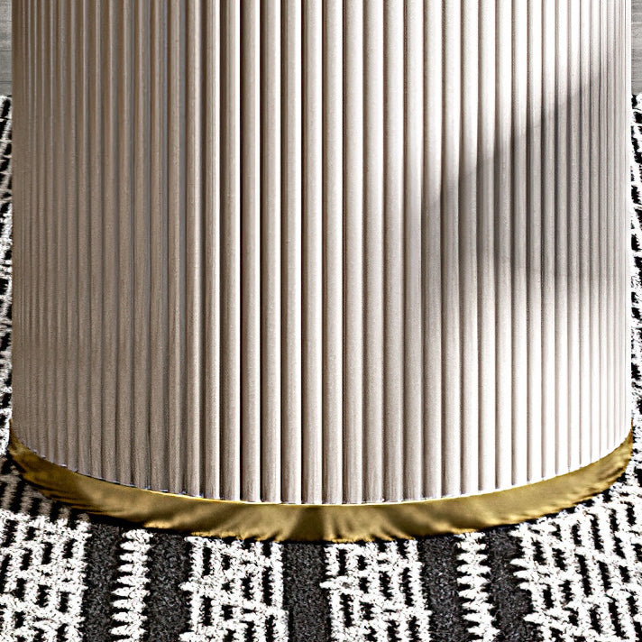 Glam Oval Standard Dining Table White Sintered Stone Dining Table for Kitchen