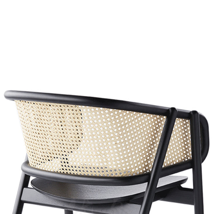 Wood Side Dining Chairs Nordic Style Open Back Dining Side Chair