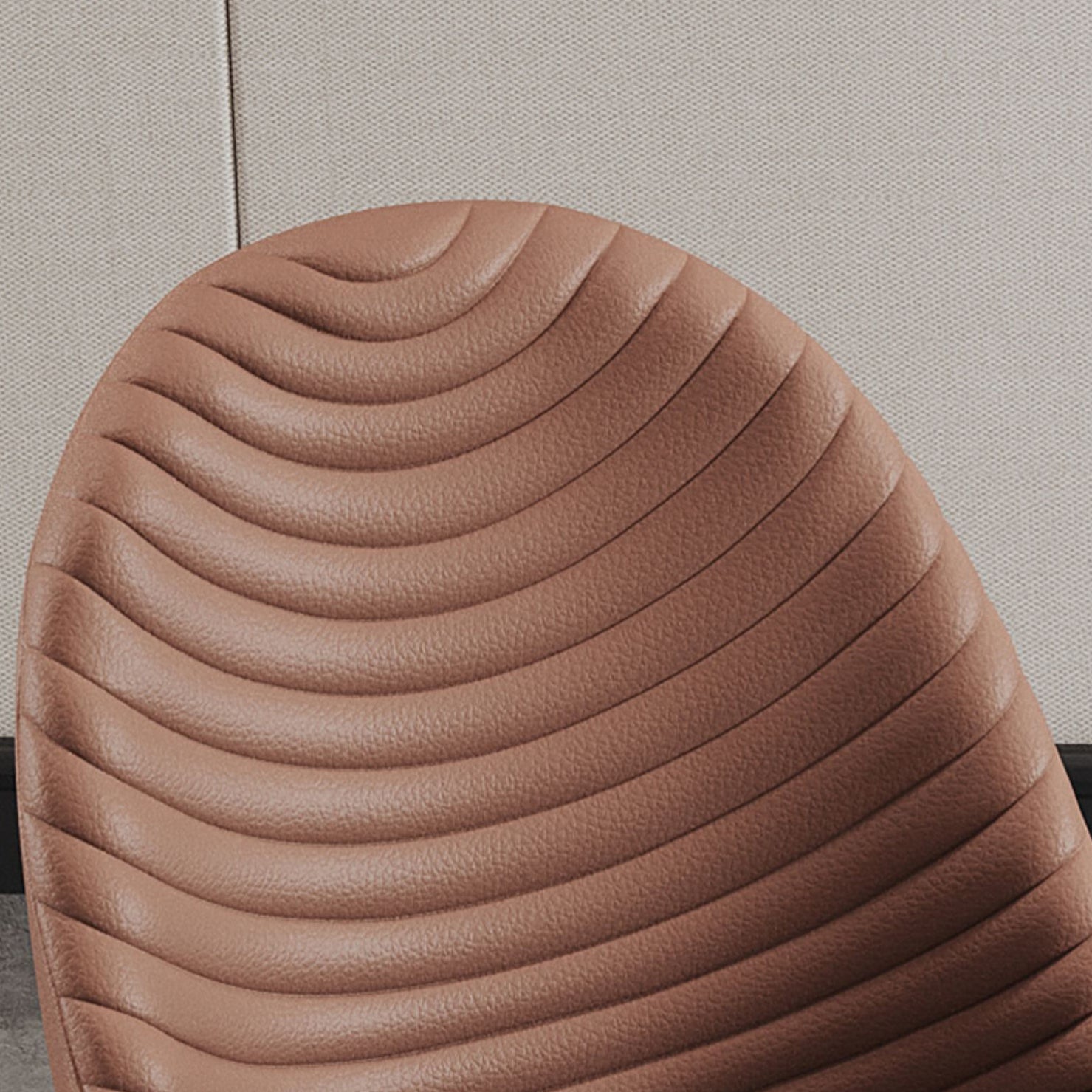 Modern Dining Room Side Chairs Faux Leather Armless Dining Chairs