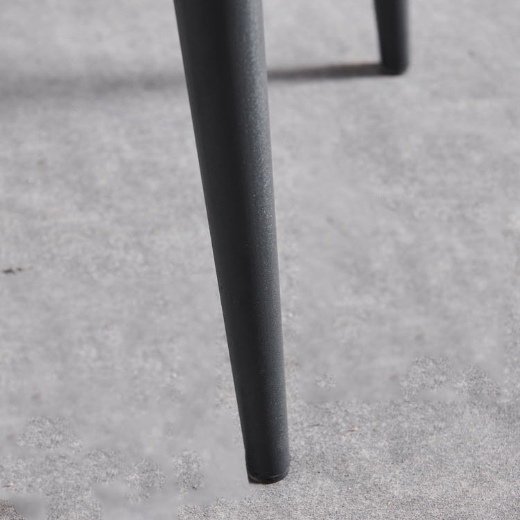 Modern Dining Room Side Chairs Faux Leather Armless Chairs for Home