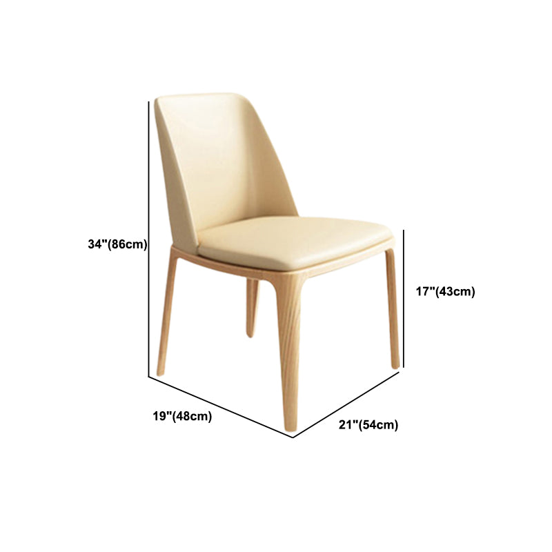 Contemporary Dining Set 1/2/5/7 Pcs Round Dining Table and Chairs with Solid Wood Frame