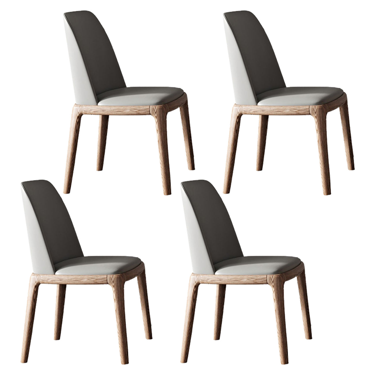 Round Dining Table Set 1/4/5 Pcs Solid Wood Frame Solid Wood Frame